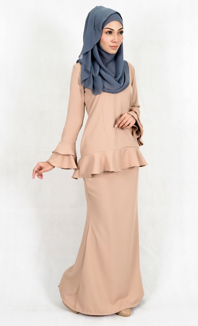 SW4976 Baju Kurung (Breastfeed) Brown