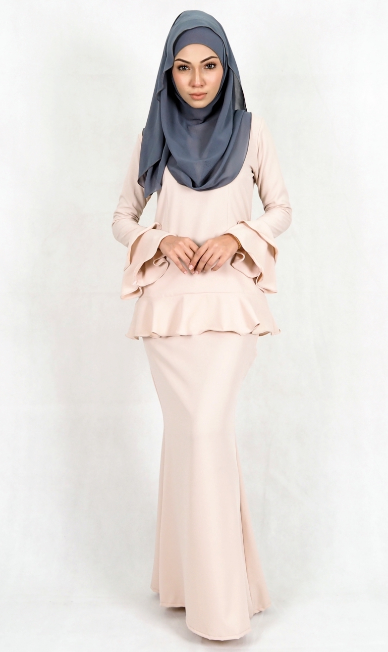 SW4976 Baju Kurung (Breastfeed) Cream