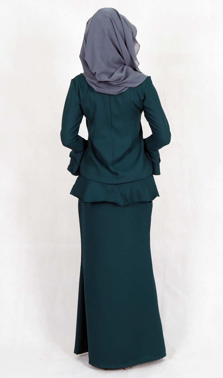 SW4976 Baju Kurung (Breastfeed) Emerald Green