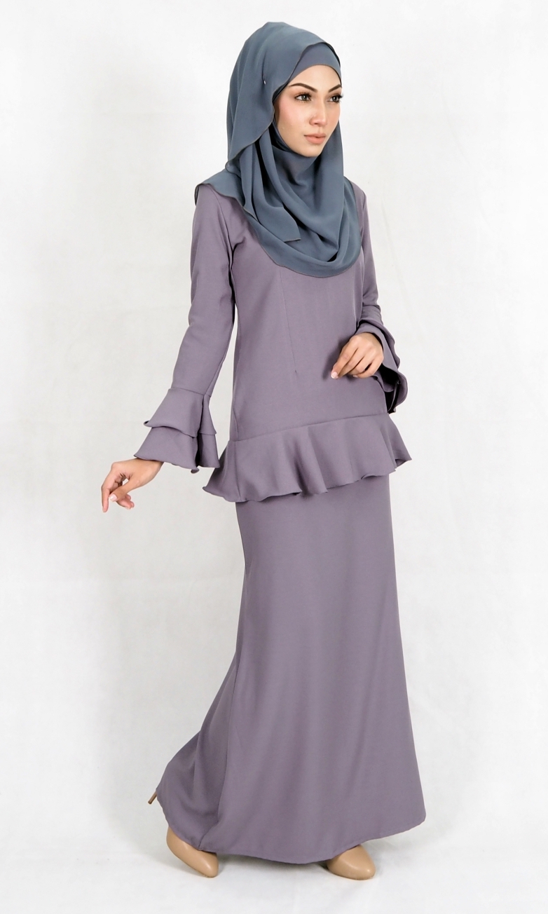 SW4976 Baju Kurung (Breastfeed) Grey