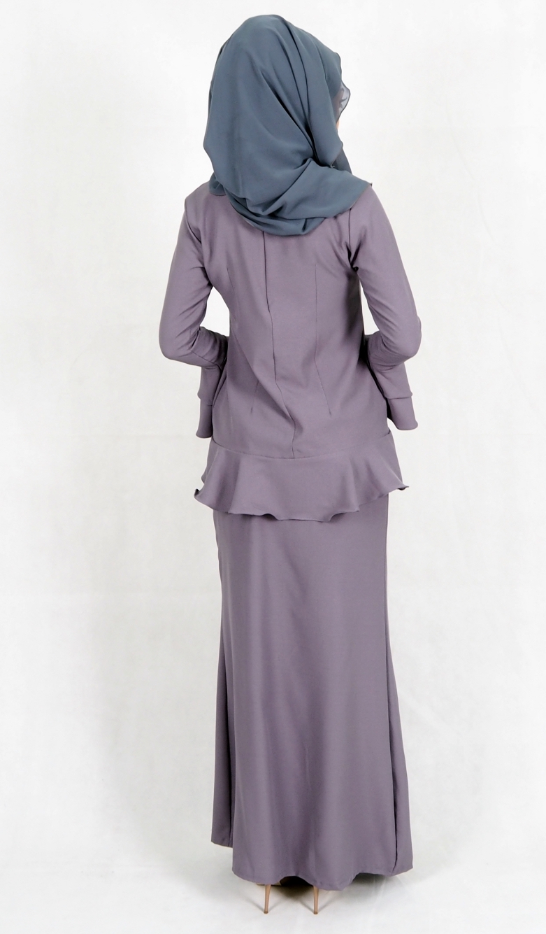 SW4976 Baju Kurung (Breastfeed) Grey