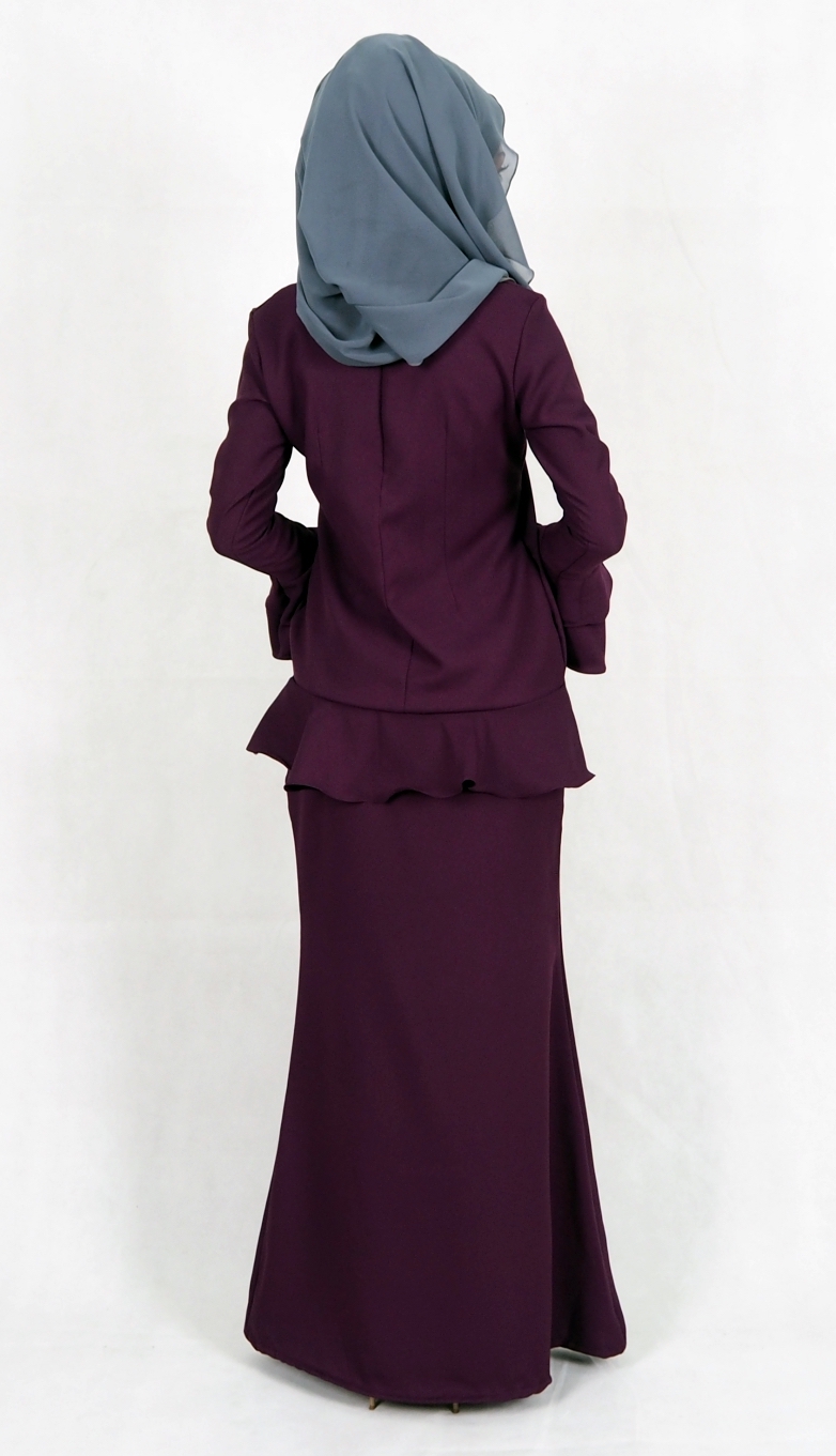 SW4976 Baju Kurung (Breastfeed) Purple