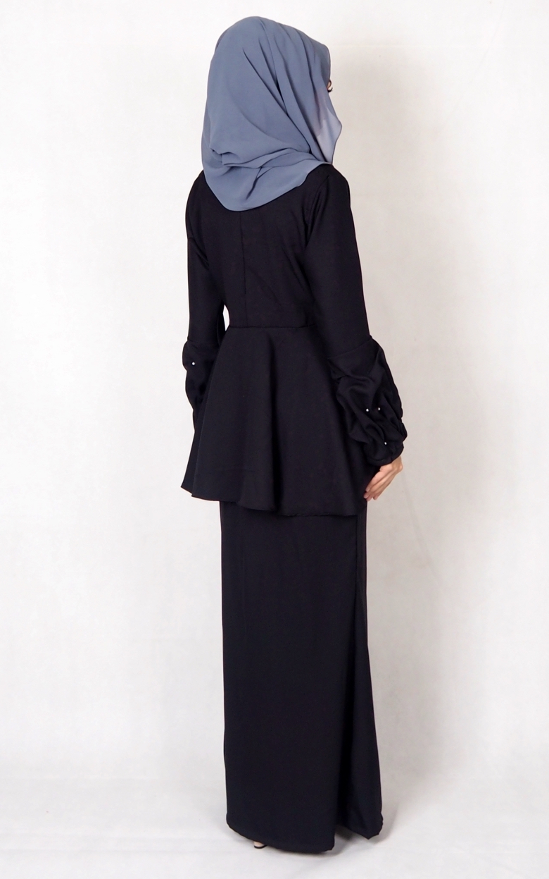 SW4977 Baju Kurung (Breastfeed) Black