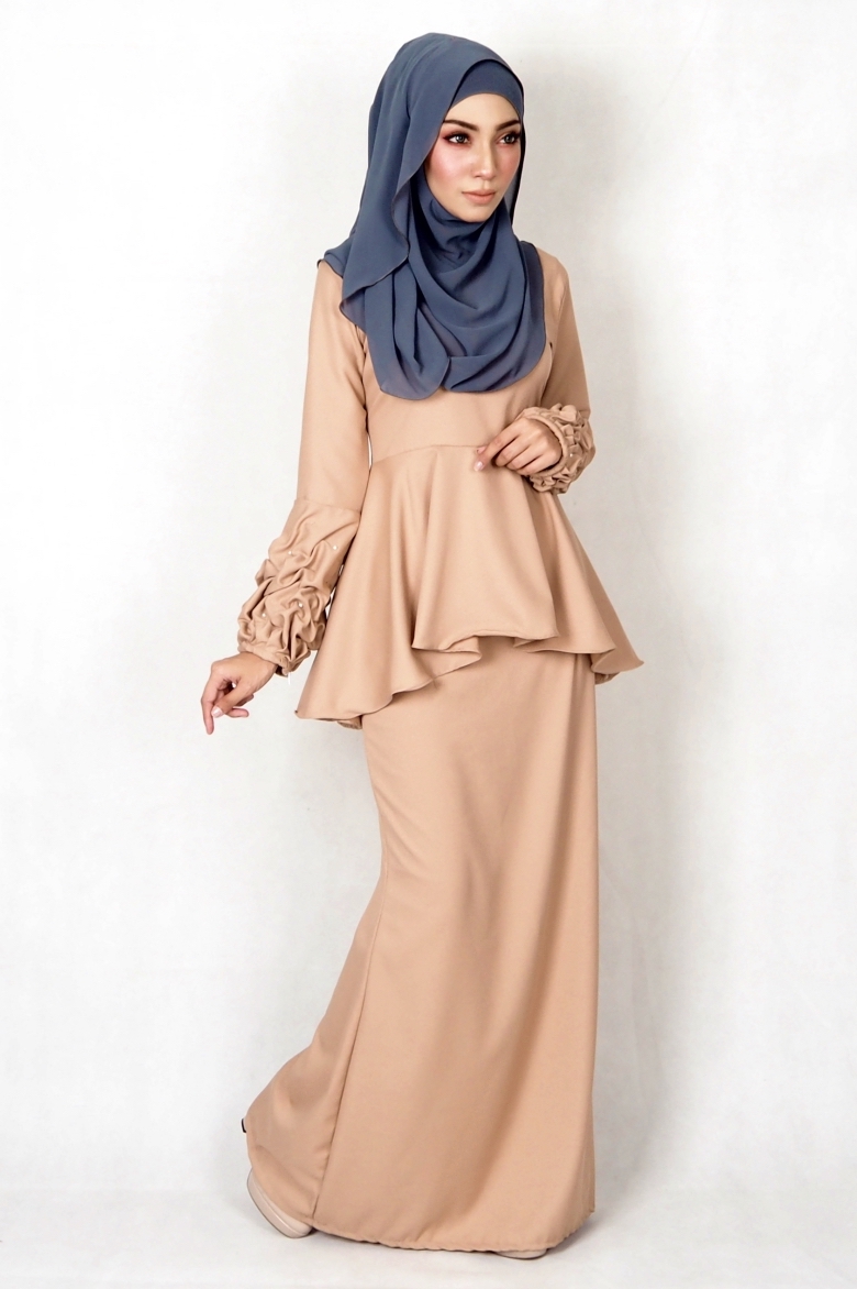 SW4977 Baju Kurung (Breastfeed) Dark Brown