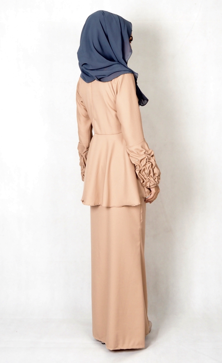 SW4977 Baju Kurung (Breastfeed) Dark Brown