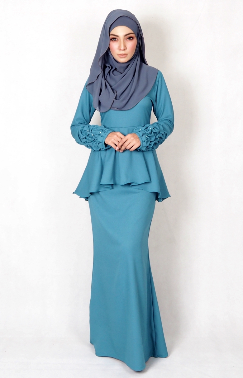 SW4977 Baju Kurung (Breastfeed) Dark Green