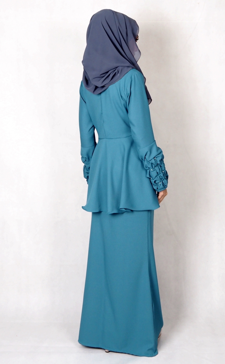 SW4977 Baju Kurung (Breastfeed) Dark Green