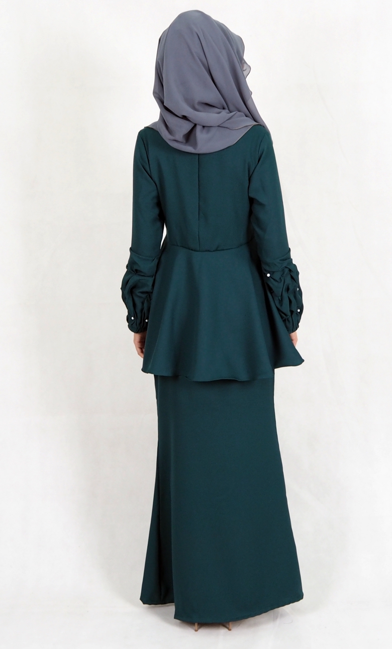 SW4977 Baju Kurung (Breastfeed) Emerald Green