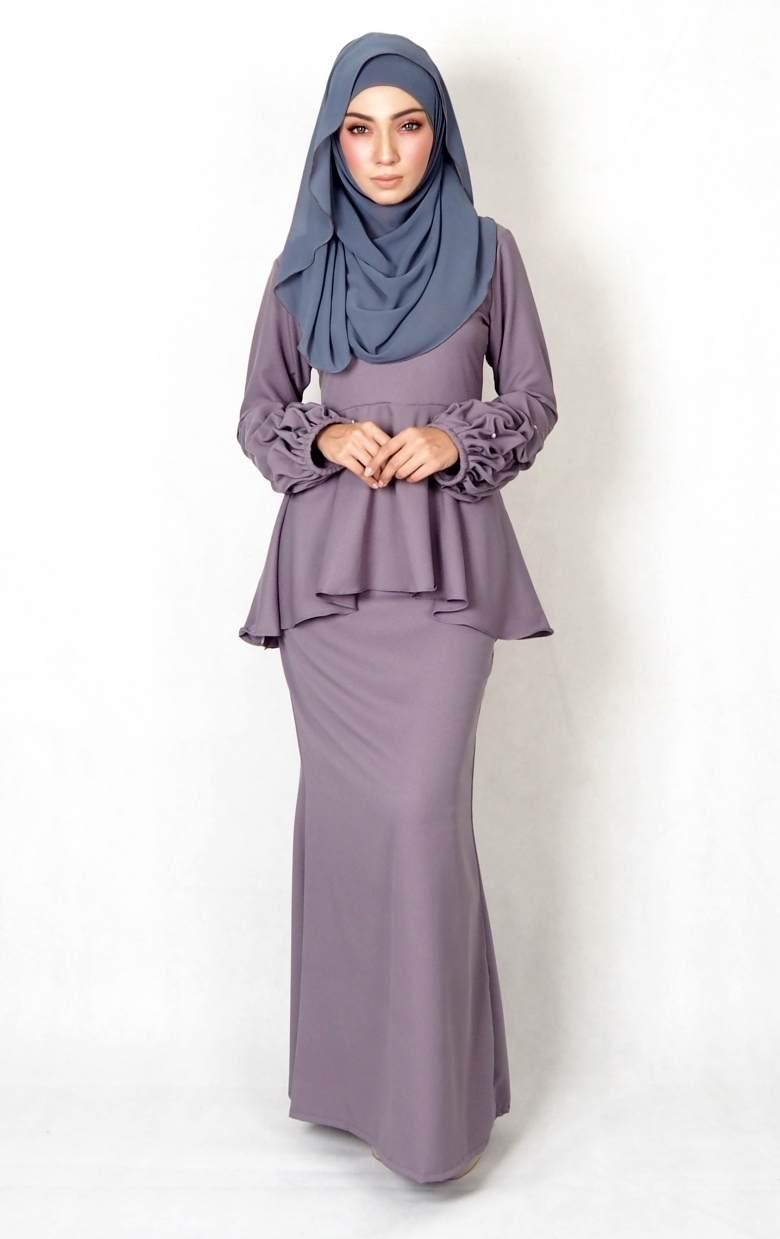 SW4977 Baju Kurung (Breastfeed) Grey