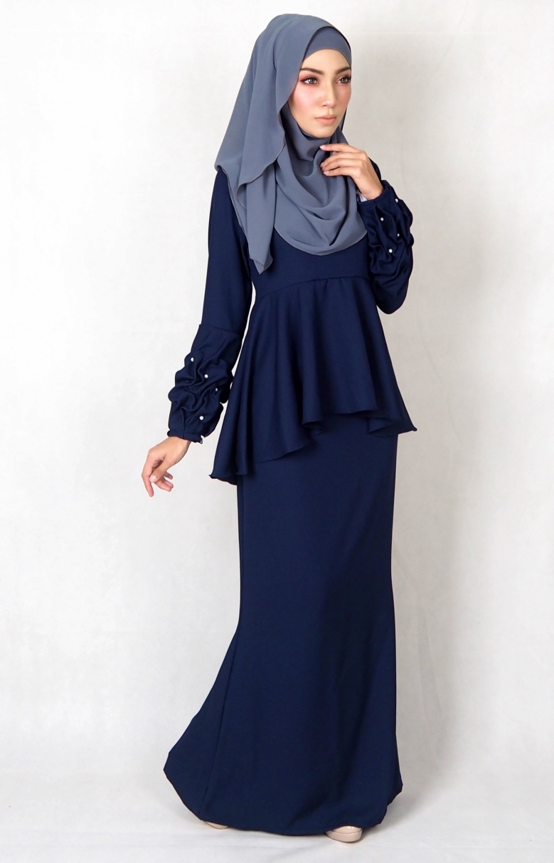SW4977 Baju Kurung (Breastfeed) Navy