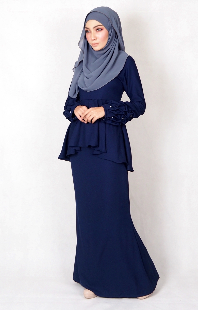 SW4977 Baju Kurung (Breastfeed) Navy