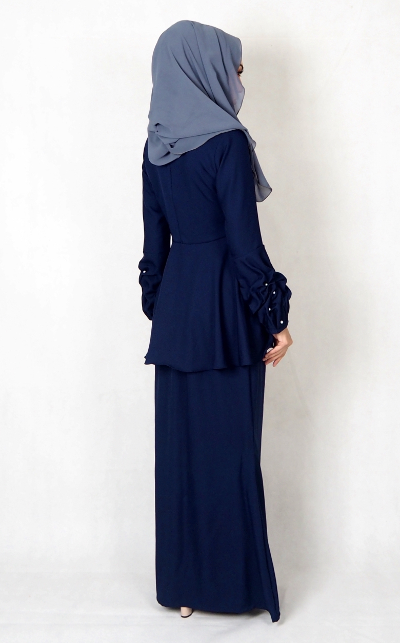 SW4977 Baju Kurung (Breastfeed) Navy