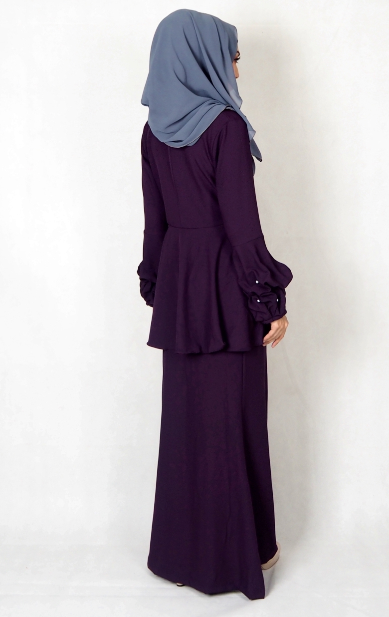 SW4977 Baju Kurung (Breastfeed) Purple