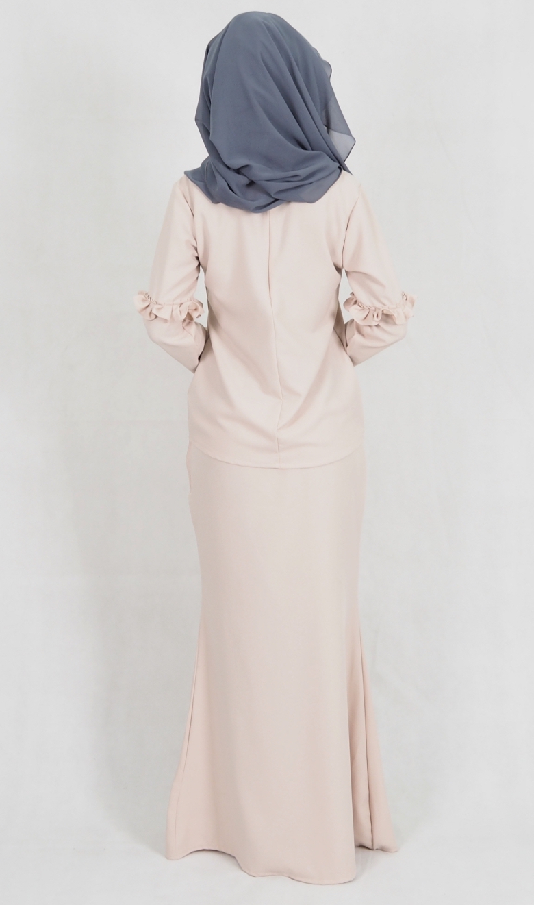 SW4980 Baju Kurung (Breastfeed Plus Size) Cream