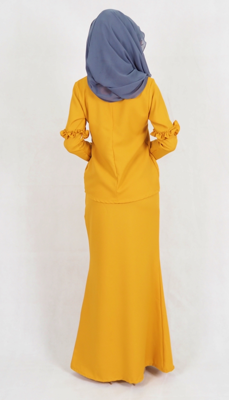SW4981 Baju Kurung (Breastfeed Plus Size) Mustard