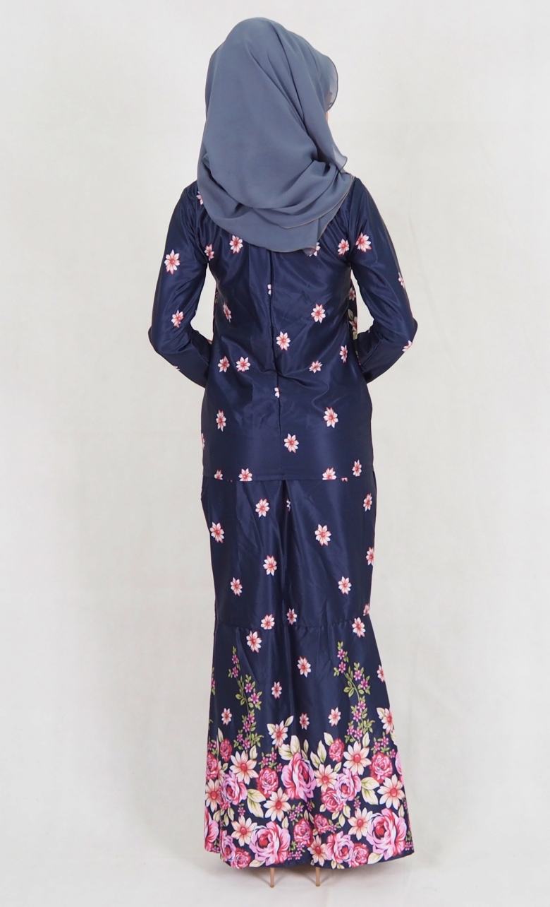 SW4983 Baju Kurung (Breastfeed Plus Size) Navy