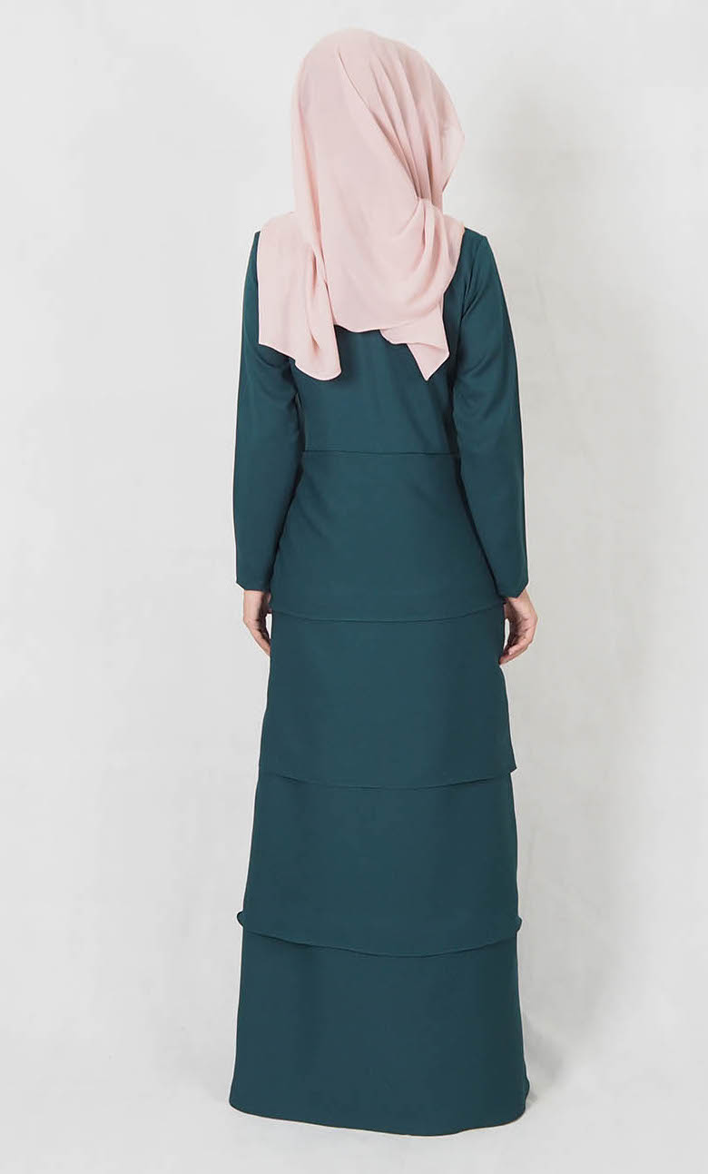 SW4990 Jubah (Breastfeed Plus Size) Emerald Green