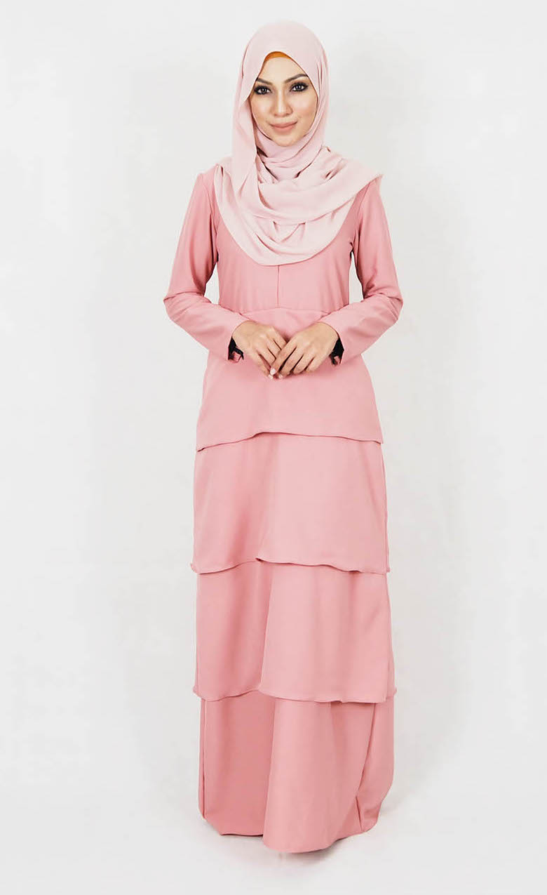 SW4990 Jubah (Breastfeed Plus Size) Pink