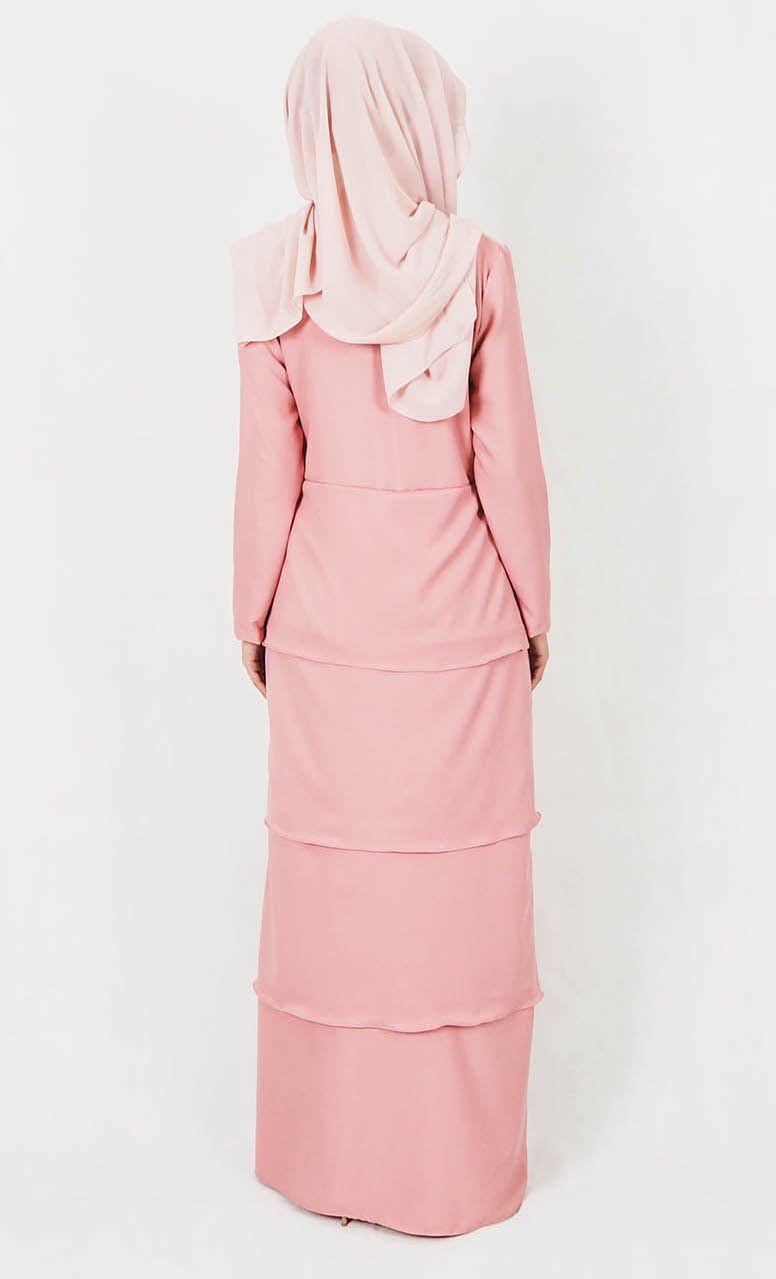 SW4990 Jubah (Breastfeed Plus Size) Pink