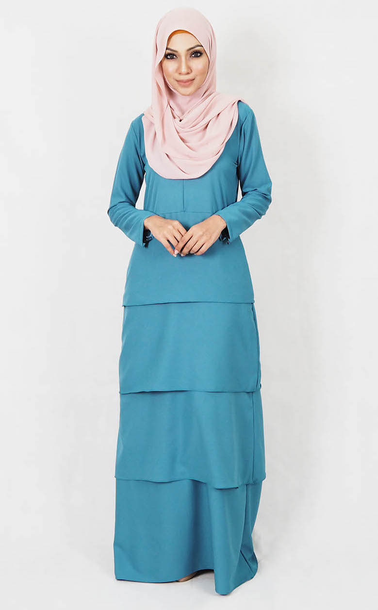 SW4991 Jubah (Breastfeed Plus Size) Dark Green