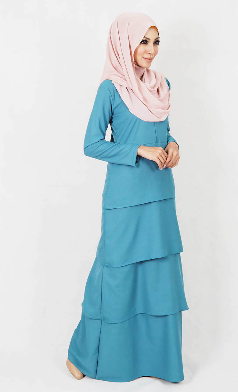 SW4991 Jubah (Breastfeed Plus Size) Dark Green