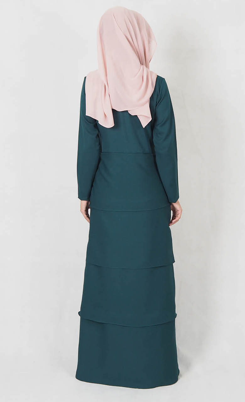 SW4991 Jubah (Breastfeed Plus Size) Emerald Green