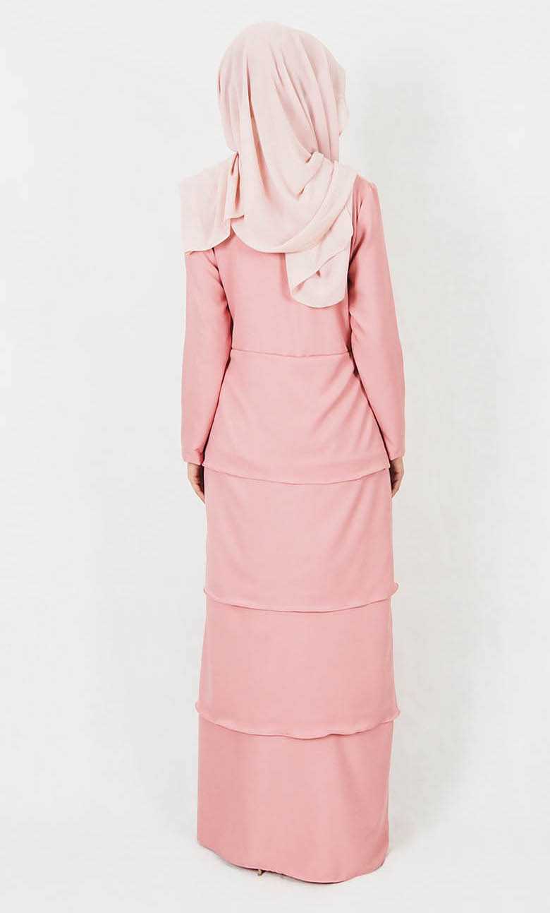 SW4991 Jubah (Breastfeed Plus Size) Pink