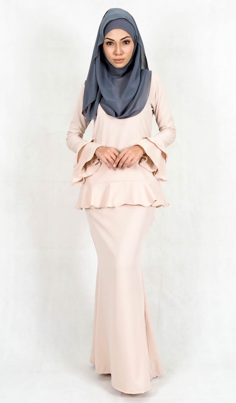 SW4992 Baju Kurung (Breastfeed Plus Size) Cream
