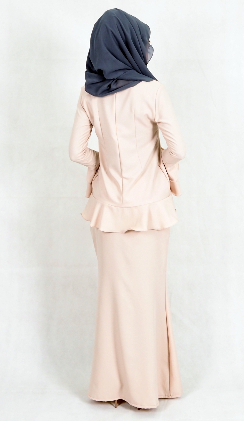 SW4992 Baju Kurung (Breastfeed Plus Size) Cream