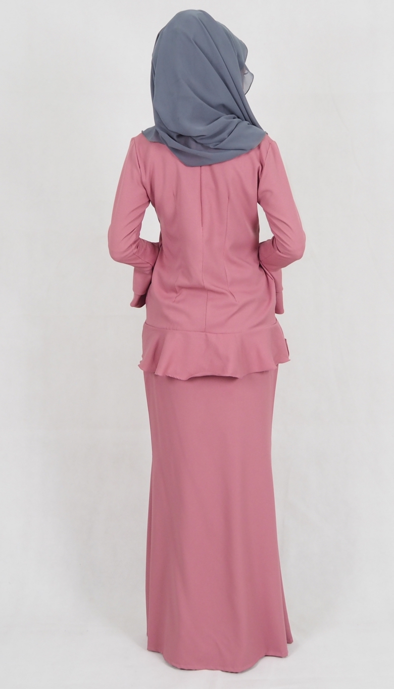 SW4992 Baju Kurung (Breastfeed Plus Size) Pink