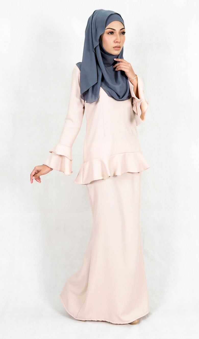 SW4993 Baju Kurung (Breastfeed Plus Size) Cream