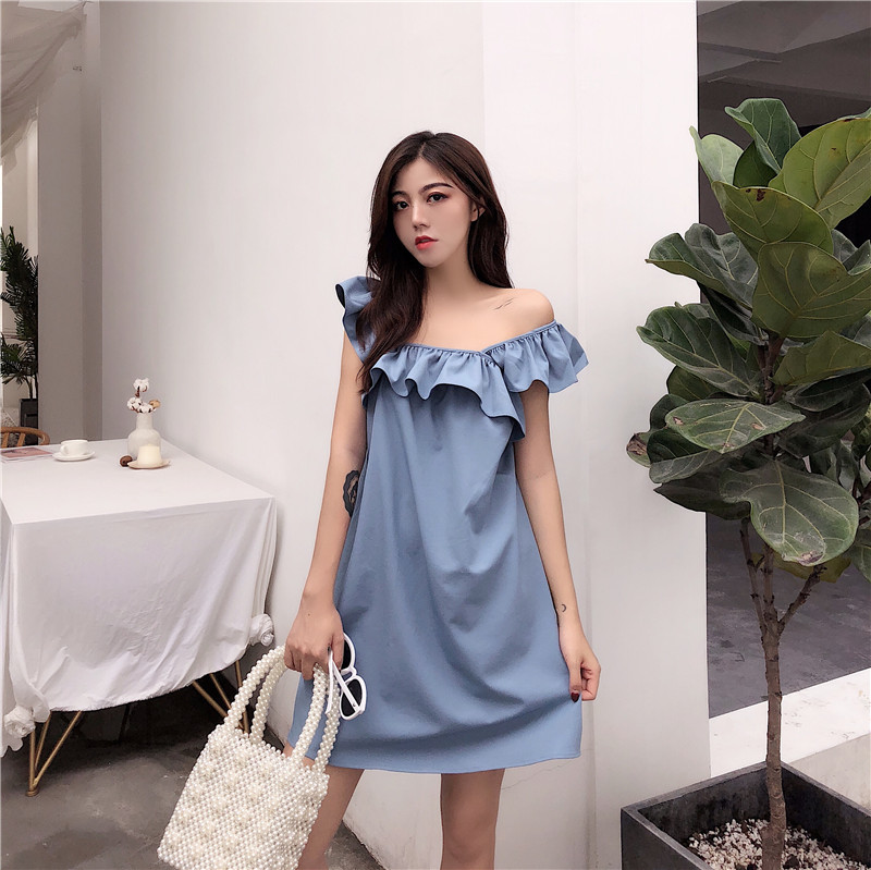 VW12280 Charming Dress Blue