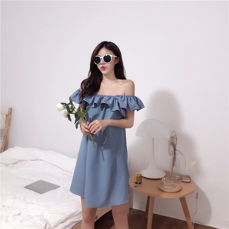 VW12280 Charming Dress Blue