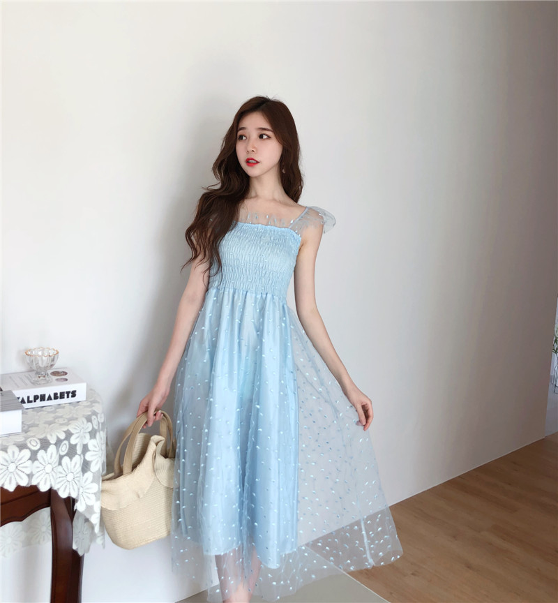 VW12301 Pretty Dress Blue