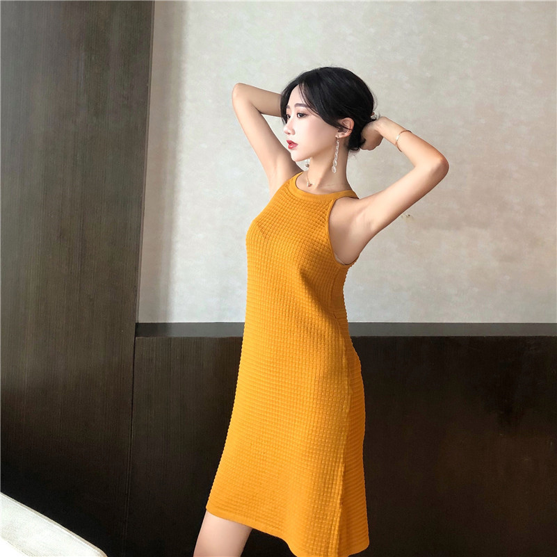 VW12314 Charming Dress Yellow