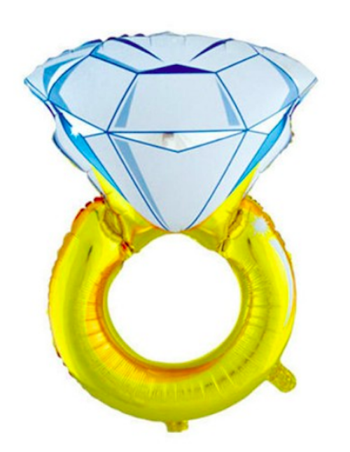 PB-303 Huge Size Diamond Ring Foil Balloon