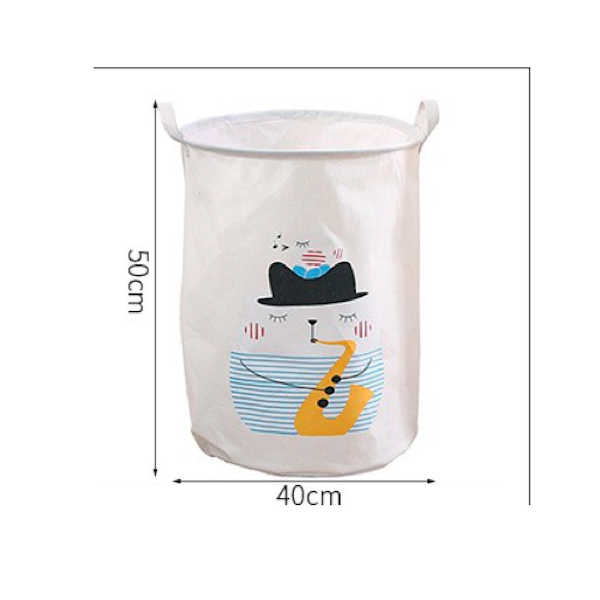 BL5011 Fashion Laundry Basket Saxphone Cat