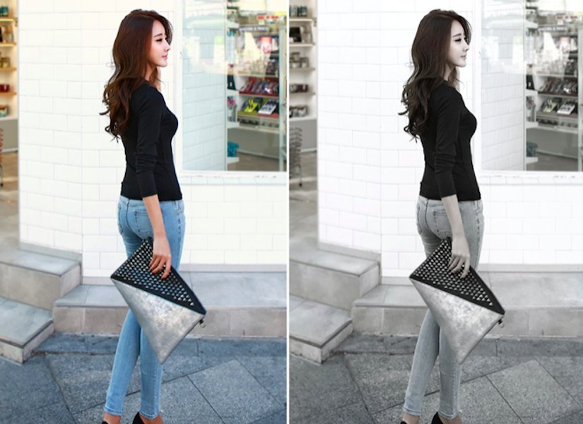BM71071 High Neck Stylish Top Black