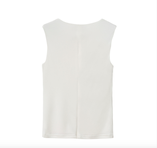 BM71078 Fashion Sleeveless Top White