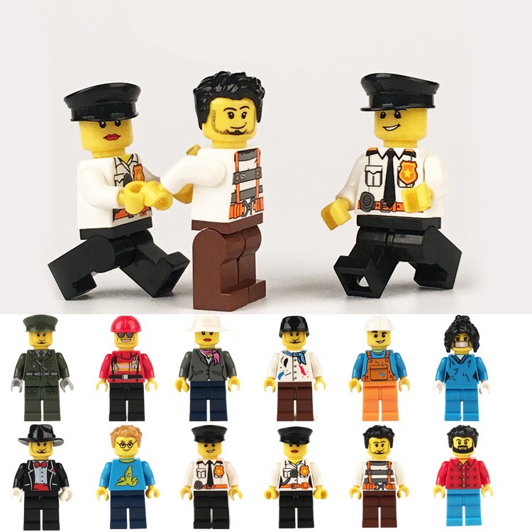 ET 850 Kids Occupation Action Figure Building Blocks