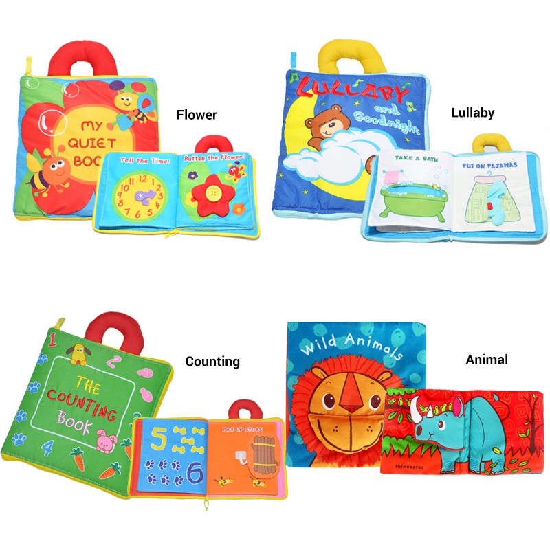 ET 851 Kids Fabric Learning Book Animal