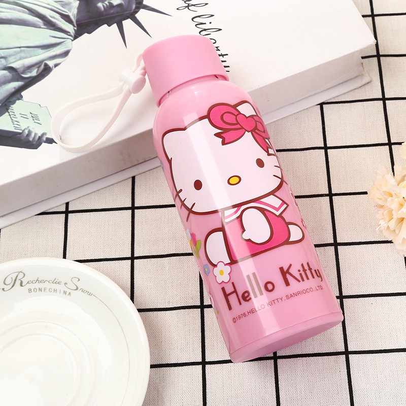 HM 803 Cartoon Water Bottle Pink