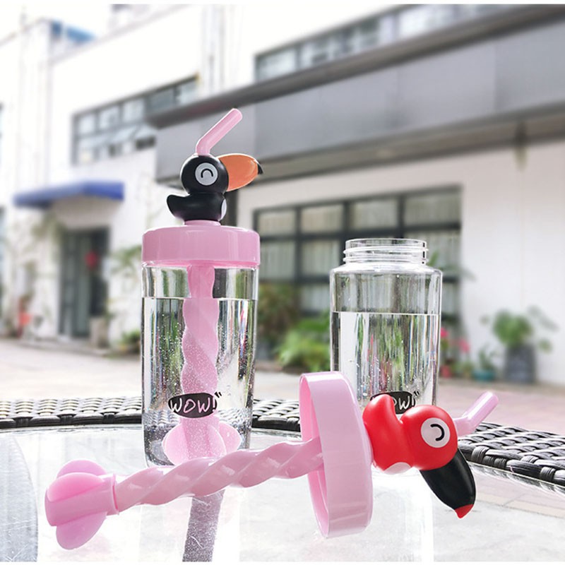 HM 809 Cute Straw Water Bottle