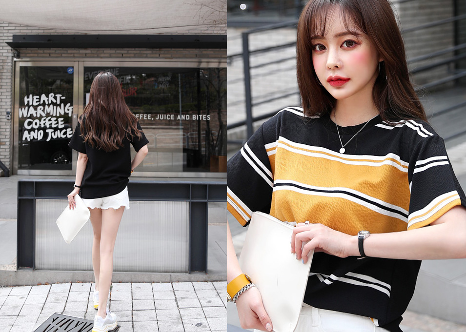 KB10146 Stylish Blouse Mustard