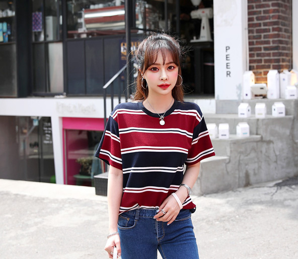 KB10146 Stylish Blouse Wine