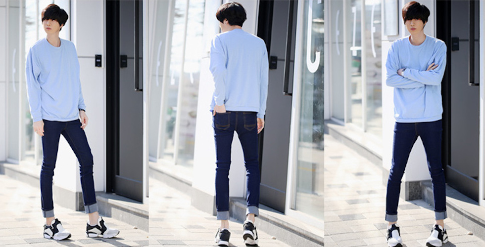 KB10169 Stylish Denim Pant Blue