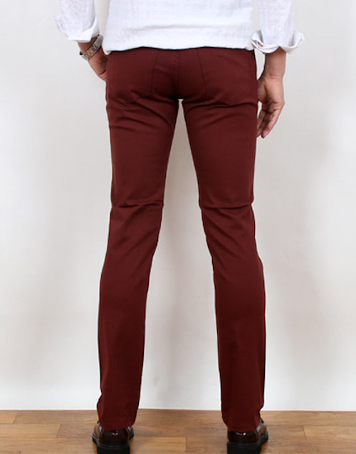 KB10175 Slim Fit Pant Wine