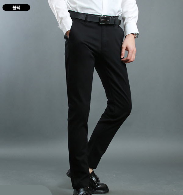 KB10229 Men's Straight Fit Pant Black