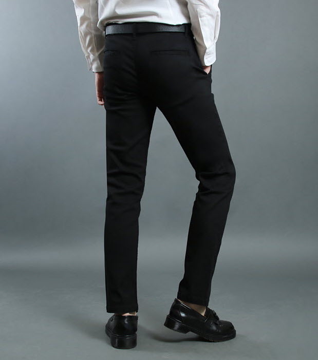 KB10229 Men's Straight Fit Pant Black