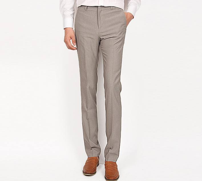 KB10252 Men's Suit Pant Beige